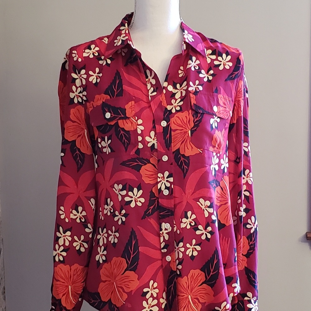 Lucky Brand Silk Shirt